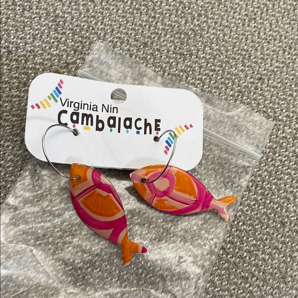 Virginia Nin Cambalache Fish Earrings